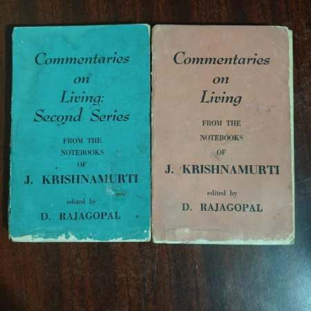 Comments on Living – J. Krishnamurti (Combo Set of 2 Books)